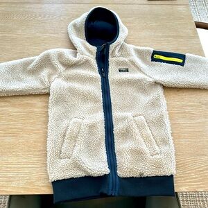 Kids LL Bean fleece zip up jacket, size 8